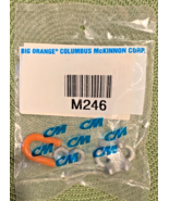 Lot of 10:  CM M246 Wire Rope Clip 1/4&quot; Orange  U-Bolt  - -   [e-12]xB - $229.98 MXN