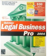Nolo Quicken Legal Business Pro 2004 CD For Windows 98/2000/ME/XP Boxed Software - $25.00
