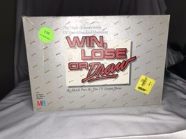 Vintage Win Lose or Draw Board Game 1987 Milton Bradley Complete! - £7.11 GBP