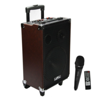 beFree 10&quot; 500W Retro 70&#39;s Portable Bluetooth PA DJ Party Speaker w Warranty - £74.52 GBP