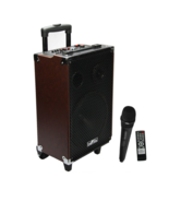 beFree 10&quot; 500W Retro 70&#39;s Portable Bluetooth PA DJ Party Speaker w Warr... - £74.21 GBP