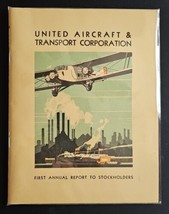 United Aircraft &amp; Transportation Corp 1st Annual Report To Stockholders 1929  - £179.10 GBP