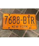 Vintage New York License Plate 7688-BTR *Pre-Owned w/Wear* rr1 - $19.99