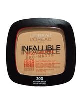 L'oreal Infallible Pro-Matte Finish Powder 200 Natural Beige Oil Free Lo... - $49.99