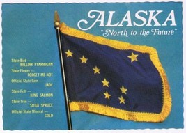 Postcard Alaska Flag North To The Future - £3.17 GBP