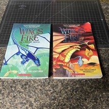 Lot Of 2 Wings Of Fire Graphic Novel Softback Books 1 &amp; 2 By Tui T. Sutherland - £11.99 GBP