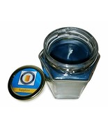 Sapphire Blue 100% Beeswax Jar Candle, 12 oz - £21.57 GBP