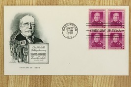 US Postal History Cover FDC 1950 Samuel Compers Labor Leader 100th Birthday - $12.68