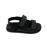 Leather anatomic sandals black women confortable shoes anatomic travel - $161.99 CAD