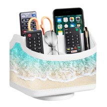 Remote Control Holder, Nightstand Organizer Tv Caddy, Pu Leather 360 Deg... - £26.21 GBP