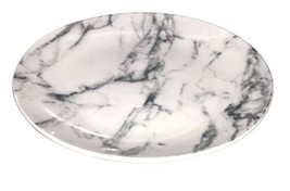 8” Marble/White Dessert Snack Appetizer Plate By Royal Norfolk-NEW-SHIPS... - $15.72