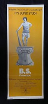 B.S. I Love You Original Insert Movie Poster 1971 Peter Kastner - £23.33 GBP