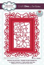 Creative Expressions Sue Wilson Craft Dies-Festive Collection-Stained Glass Poin - £15.39 GBP