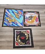 Vtg Harley Davidson 1980s Bandana Lot of 3 Eagle Biker USA America - $48.72 CAD