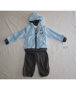 READ* Baby Boy&#39;s Carter&#39;s 3pc Bulldog Hoodie Jacket Bodysuit Pants Outfi... - $302.96 MXN