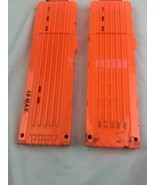 Used Nerf Lot of 2 Orange 18 Round Max Dart Ammo Clip Magazine  Replacement - $27.11 CAD