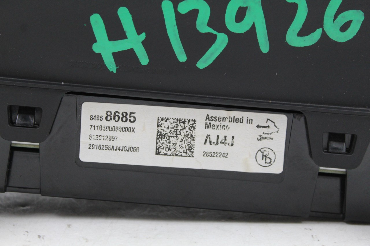 Speedometer 142K Miles MPH US Market Fits 2017 CHEVROLET SILVRDO 1500 OEM #34476 Item image 4