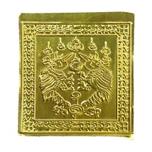 Sale! Gold Plates Salika Linthong Thai Amulet Lucky Magic Charm Love Talisman - $9.98