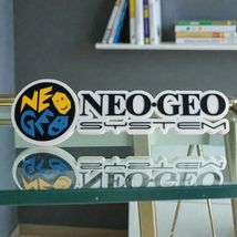 Neo Geo System Logo Sign 3D PRINTED Display Retro Arcade MVS AES Collect... - $14.69