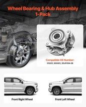 VEVOR Front Wheel Bearing & Hub Assembly for 2021 Toyota 4Runner Sport Utility - $147.57 CAD
