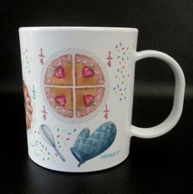 Dishique Mug Kitchen Baking Theme Sprinkles Vintage Plastic Coffee Cup - $24.73