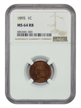 1895 1C Ngc MS64RB - £220.03 GBP