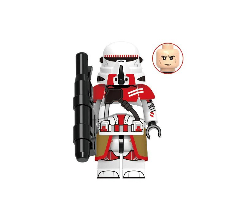 Building Shock Airborne Paratrooper Clone Trooper Star Wars Minifigure C... - £5.51 GBP