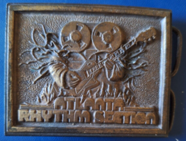 Atlanta Rhythm Section Vintage Brass Belt Buckle Bergamot Brass Works 1977 - $58.20