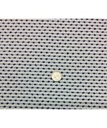 BALLARD DESIGN NIEVES INK Blue InsideOut® DOTTED STRIPED FABRIC BY THE Y... - $31.67