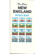 Vintage Travel Vision New England Road Map - 1984 - $7.50