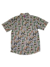 ENJOI Skateboarding SAVED WOVEN SS  BUTTON-UP Shirt RARE  SZ XL  - £37.53 GBP