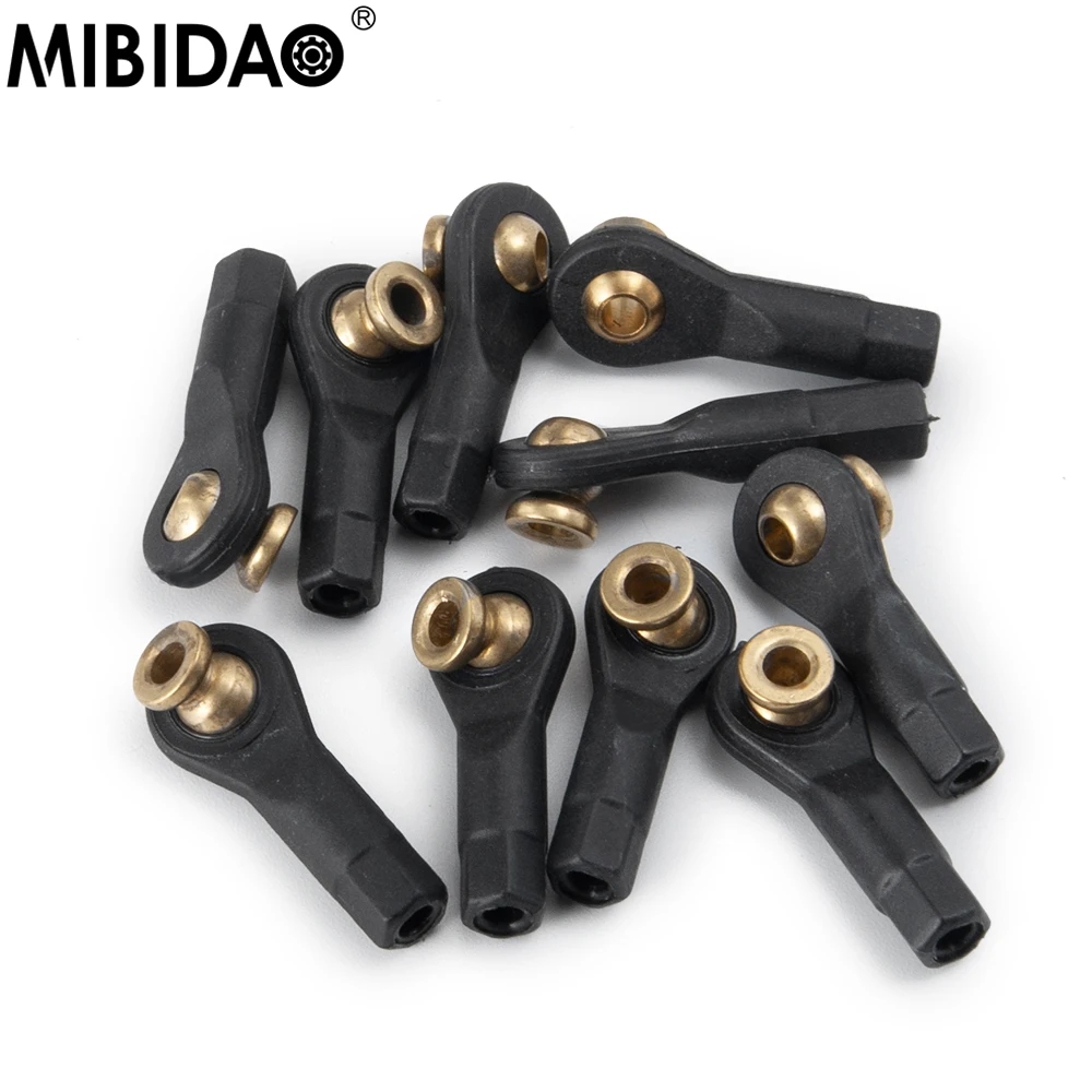 MIBIDAO 10Pcs Plastic M2/M3 Ball Joint Linkage Rod End CW Thread Ball Head For - £7.44 GBP+