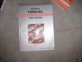 1990 Toyota Tercel Electrical Diagrams Service Manual - £23.74 GBP