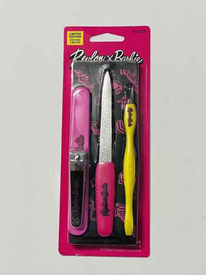 Revlon x Barbie Manicure Essentials Kit Limited Edition Clippers File Pi... - $10.86