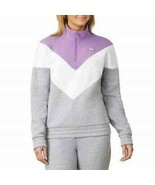 Fila Ladies&#39; 1/4 Zip Pullover (Grey/Lavender/White, Large) - £21.64 GBP