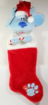 BLUE&#39;S CLUES Plush Christmas Stocking 2004 Nick Jr RARE Collectible 22&quot; ... - £27.23 GBP