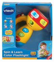 VTech Spin and Learn Color Flashlight - GREAT SHAPE, 80-124000 - £5.41 GBP