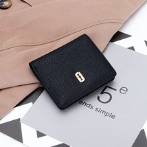 Leather Designer Wallet Women Short Purse Fashion Card Pocket  Bag Thin Ladies   - £53.18 GBP