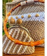 Bag/Handmade Bag/Hand Woven Bag/Crochet Bag/Knitted Bag/White Bag/Black ... - $190.30 CAD