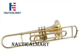 NauticalMart Valve Trombone Brass Plate Bb - £302.57 GBP