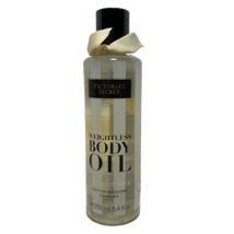 Victoria Secret Weightless Body Oil  Coconut Milk 8.4 oz Cotton Moisturizer - £31.63 GBP