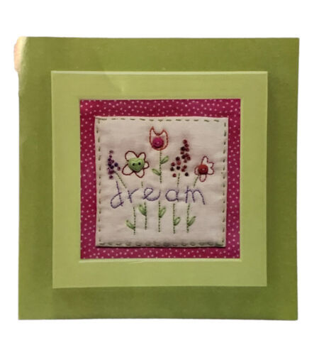 Provo Craft Sew Say It Embroidery Kit  Dream 24-1297  New Open package  - $5.70