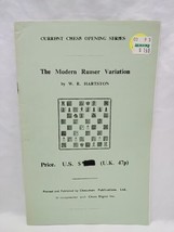 Vintage Current Chess Opening Series The Modern Rauser Variation Booklet - £10.96 GBP
