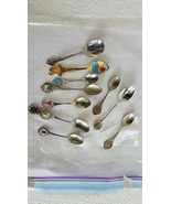 Lot of 10 Collector&#39;s Souvenir Spoons California Rocky Mt Jerusalem and ... - $13.54 CAD