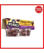 Gourmet Pitted Kalamata Olives, 24 Convenient 1.4 oz Cups - Snack Delight - $665.63 MXN