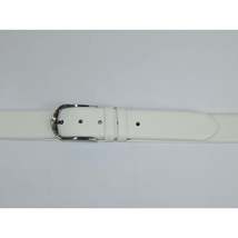Men's Belt By PICCODER Turkey Genuine Leather Textured 3900 White image 4
