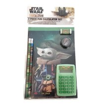 Disney Star Wars The Mandalorian 7 Piece Fun Calculator Set The Child Ba... - £8.00 GBP