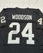 Charles Woodson Signed Las Vegas Raiders Football Jersey COA - £199.03 GBP