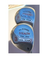 Stealth THE BOMBER Golf Clubs Wide Body USA TOUR 1 &amp; 3 WOOD RH Graphite ... - $29.69