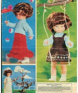 Vintage knitting pattern for 12 inch dolls From a Womans Weekly Magazine. PDF - $2.15